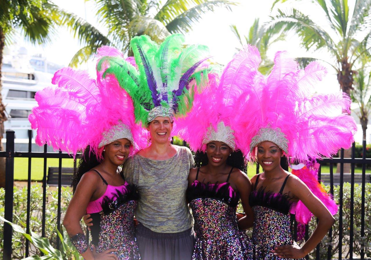 These ladies perform during Carnival