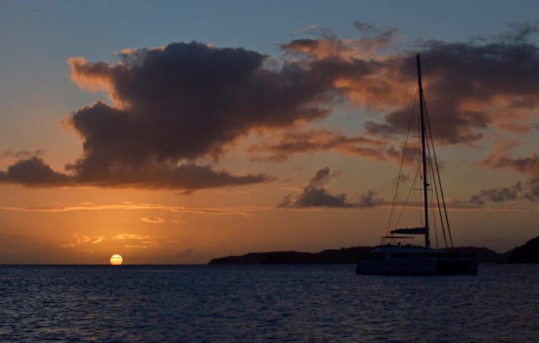 Sunset in Great Harbour (Photo credit: Ashley Hoover)