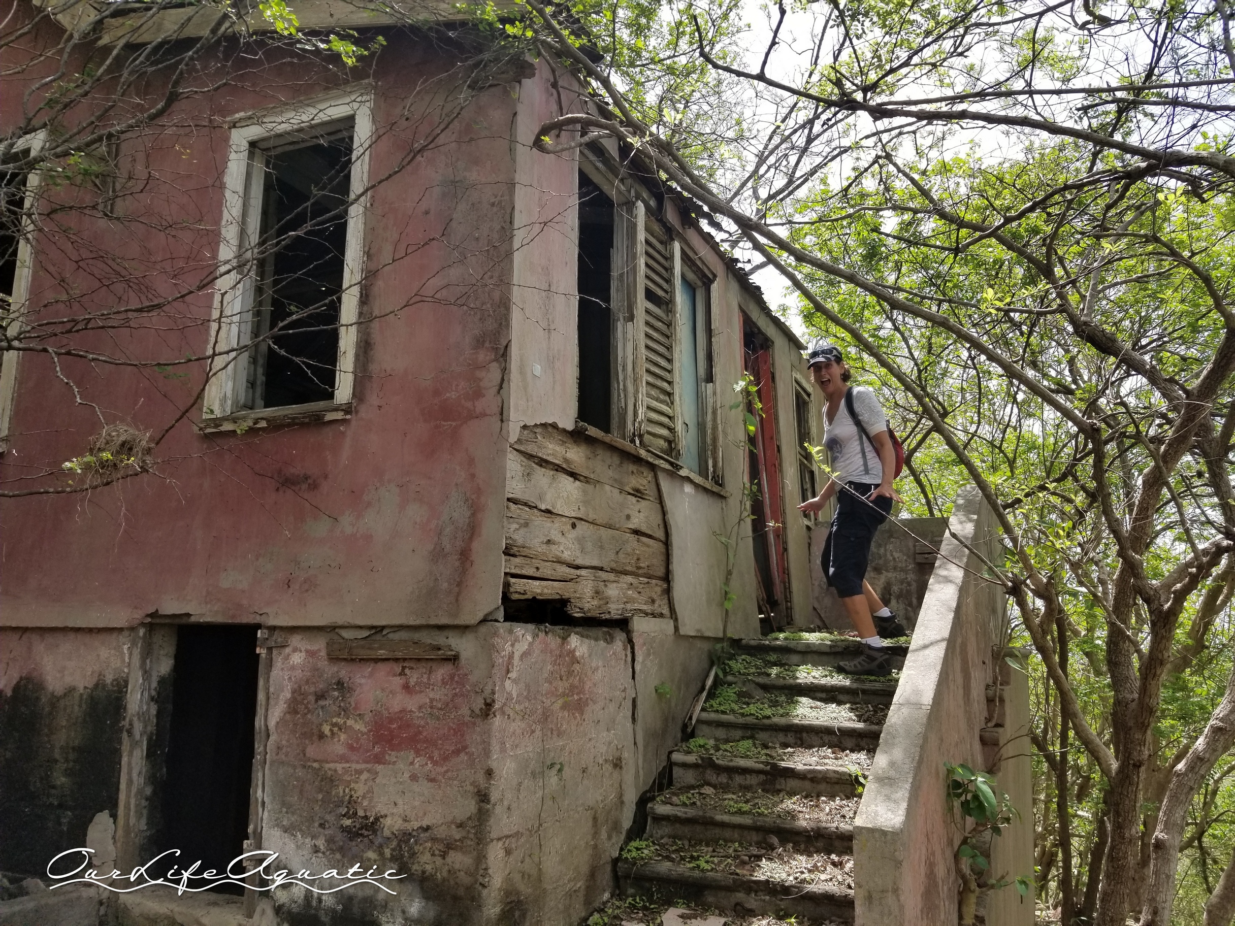 Exploring an abandoned house deep in the woods -- what could possibly go wrong?
