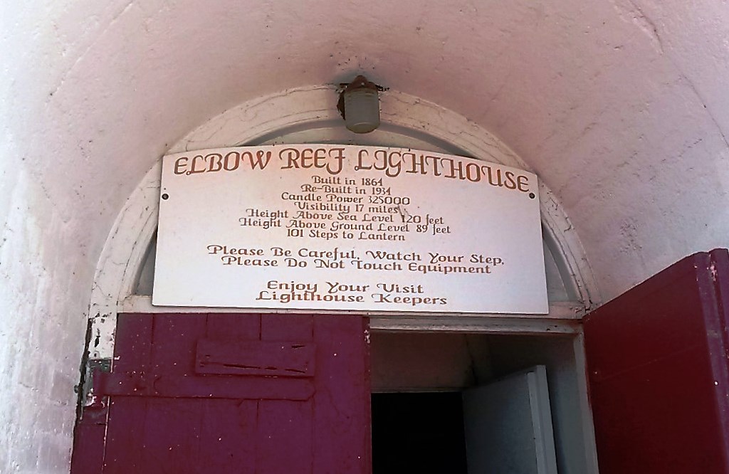 Hopetown Lighthouse sign