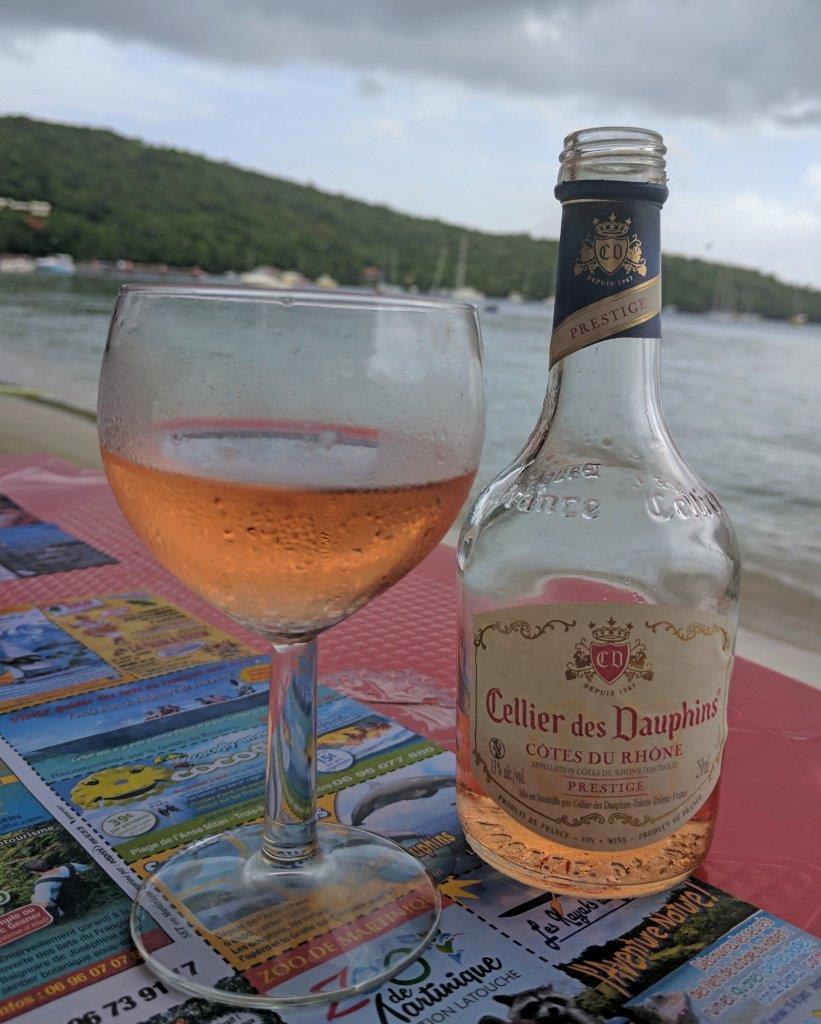 Who doesn't like some chilled French wine at the beach?