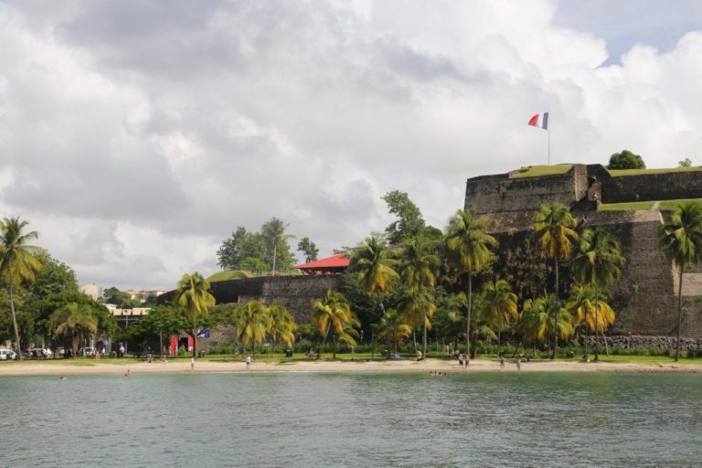 The anchorage in Fort de France