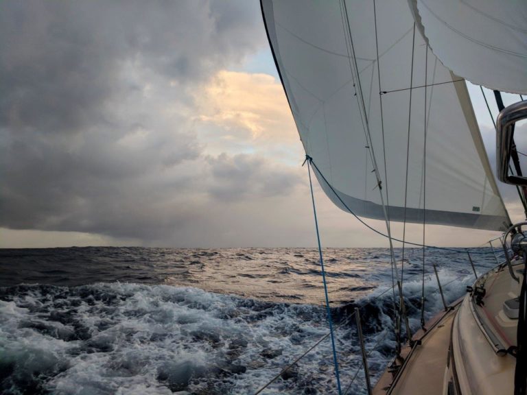 Not all sailing days are sunny