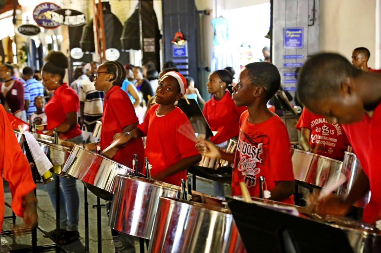Local youth steel drum band...amazing talent